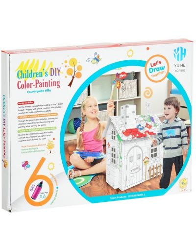 Παιδικό σετ GOT - Εξοχική κατοικία αναψυχής για συναρμολόγηση και χρωματισμό - 1