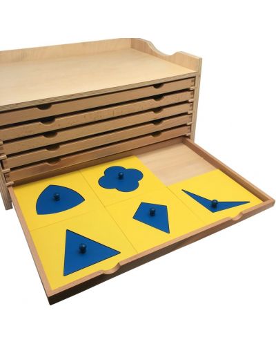 Παιδικό παιχνίδι Smart Baby - Montessori γεωμετρικό ντουλάπι - 1