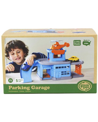 Παιδικό παιχνίδι Green Toys - Πάρκινγκ, με αυτοκίνητα - 8
