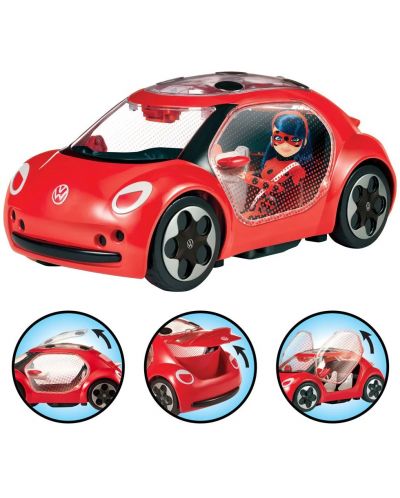 Παιχνίδι Zag Play Miraculous - Το αυτοκίνητο της πασχαλίτσας  VW Beetle - 3