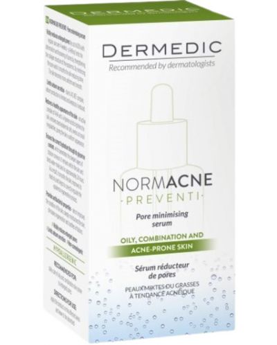 Dermedic Normacne Ορός προσώπου για διευρυμένους πόρου, 30 ml - 2