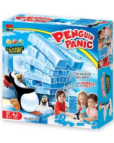 Παιδικό παιχνίδι ισορροπίας Kingso - πιγκουίνοι πανικού - 1