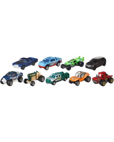 Παιδικό σετ Mattel Matchbox -9 αυτοκινητάκια, ποικιλία  - 4