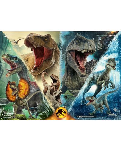 Παιδικό παζλ Ravensburger 100 XXL κομμάτια - Κυριαρχία στον Jurassic World - 2