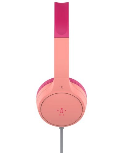 Παιδικά ακουστικά με μικρόφωνο Belkin - SoundForm Mini, ροζ - 3