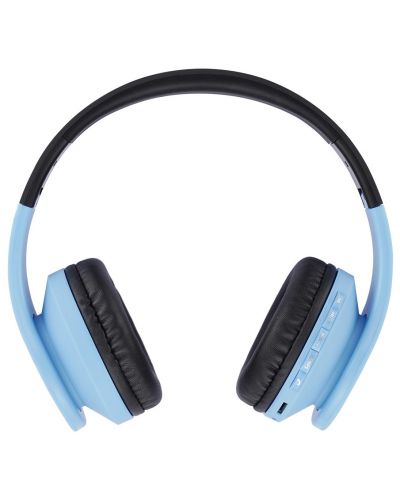 Παιδικά ακουστικά με μικρόφωνο PowerLocus - P1, ασύρματα, μπλε - 3