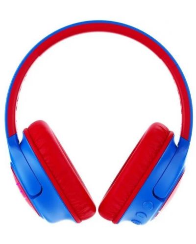 Παιδικά ακουστικά με μικρόφωνο PowerLocus - Bobo, ασύρματα , μπλε/κόκκινο - 2