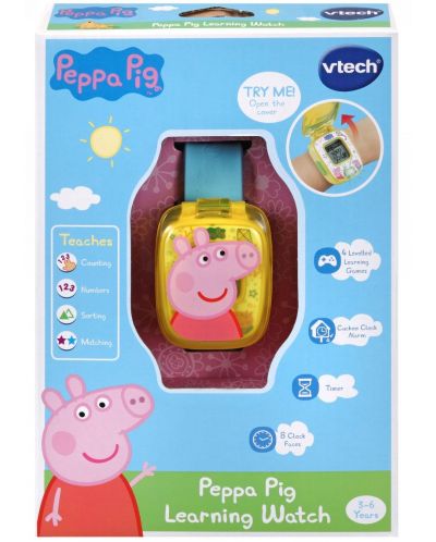 Παιδικό ρολόι Vtech - Peppa Pig (αγγλική γλώσσα) - 1