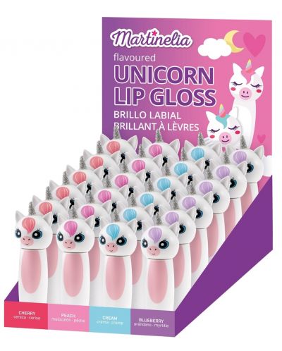 Παιδικό lip gloss  Martinelia - Μονόκερος, 4 g, ποικιλία - 2