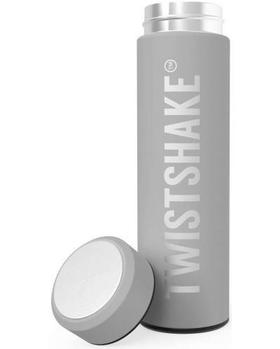 Παιδικό θερμός Twistshake - Ζεστό ή Κρύο, γκρι, 420 ml - 2