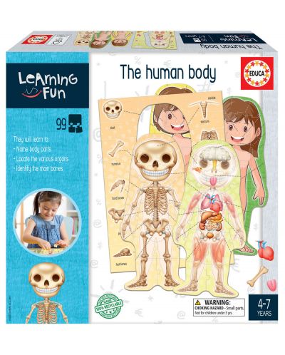 Παιδικό παζλ Educa  99  κομμάτια - Το ανθρώπινο σώμα - 1