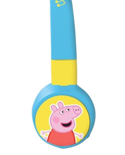 Παιδικά ακουστικά Lexibook - Peppa Pig HPBT010PP, ασύρματα, μπλε - 4