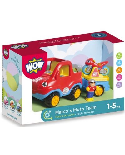 Παιδικό παιχνίδι WOW Toys - Τα οχήματα του Μάρκου - 2