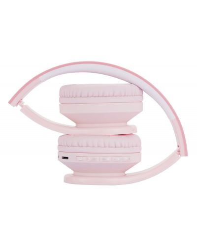 Παιδικά ακουστικά με μικρόφωνο  PowerLocus - P1, ασύρματα, ροζ - 4