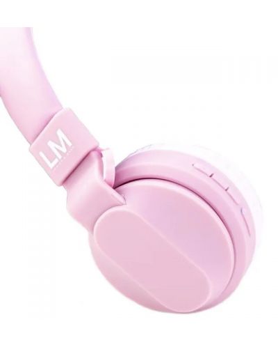 Παιδικά ακουστικά PowerLocus - Louise&Mann 3, ασύρματα, ροζ - 2