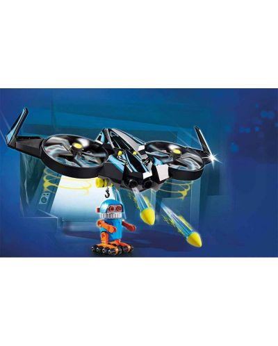 Παιδικός κατασκευαστής Playmobil - Robotron με drone - 4