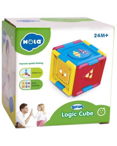 Παιδικός κύβος λογικής  Hola Toys - 2