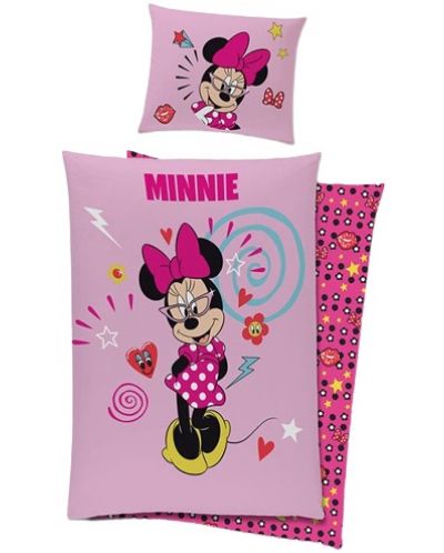 Παιδικό σετ ύπνου  2 τεμαχίων Sonne - Minnie Mouse, 140 x 200 cm - 1