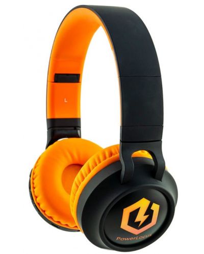 Παιδικά ακουστικά PowerLocus - Buddy, ασύρματα, κόκκινα/πορτοκαλί - 1