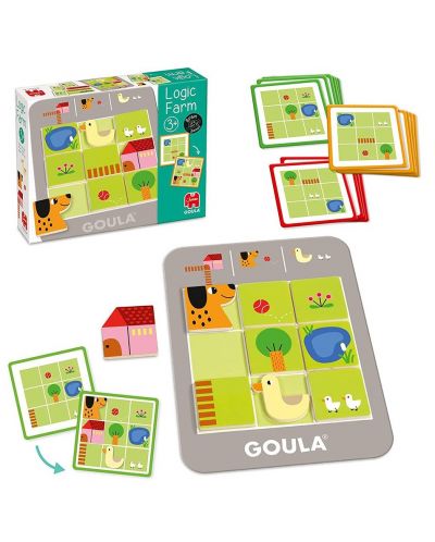 Παιδικό παιχνίδι λογικής Goula - Φάρμα - 2