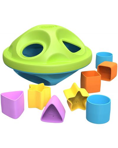 Παιδικό παιχνίδι Green Toys - Διαλογέας, με 8 σχήματα - 1