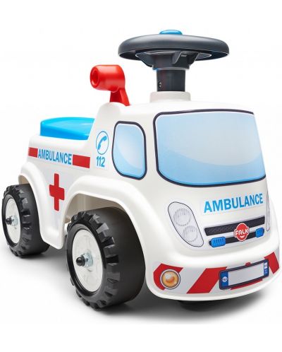 Παιδικό φορτηγό με ανοιγόμενο κάθισμα Falk - Ασθενοφόρο - 1