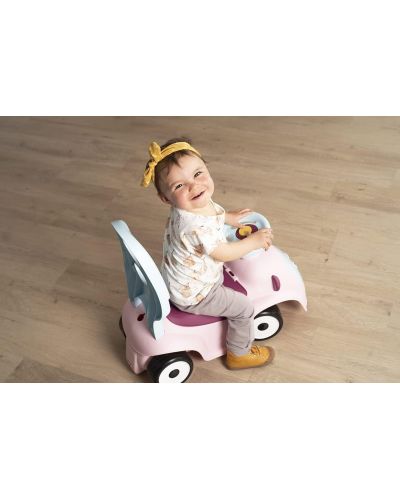 Παιδικό αυτοκίνητο ώθησης Smoby, κυκλάμινο ροζ - 10