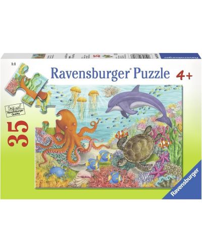 Παιδικό παζλ Ravensburger 35 κομμάτια - Θαλασσινοί φίλοι - 1