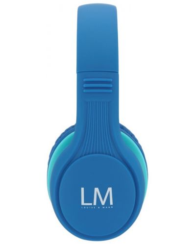 Παιδικά ακουστικά PowerLocus - Louise&Mann K1 Kids, ασύρματα, μπλε - 6