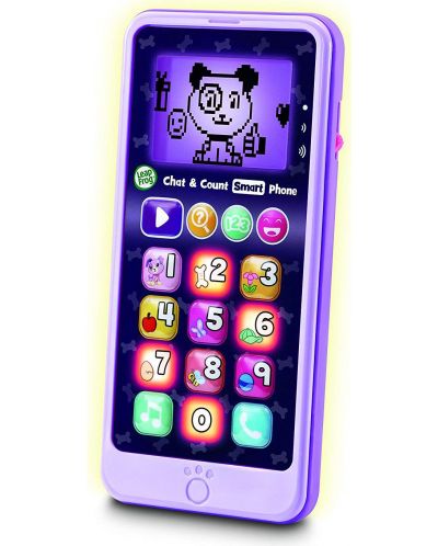 Παιδικό παιχνίδι LeapFrog - Έξυπνο τηλέφωνο, μωβ - 1