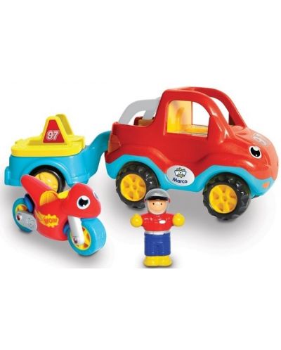 Παιδικό παιχνίδι WOW Toys - Τα οχήματα του Μάρκου - 1