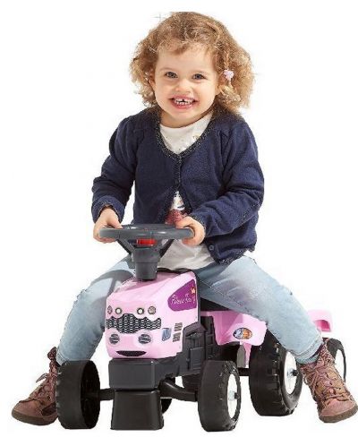Παιδικό τρακτέρ Falk - Princess Claas, με τρέιλερ, ροζ - 2