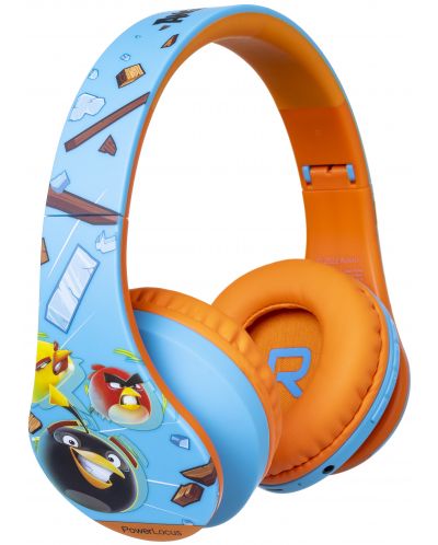 Παιδικά ακουστικά  PowerLocus - P2 Kids Angry Birds,ασύρματη, μπλε/πορτοκαλί - 2