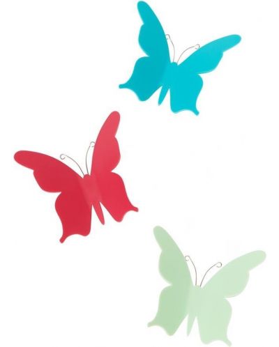 Διακόσμηση τοίχου Umbra - Mariposa, 9 πεταλούδες, πολύχρωμη - 2
