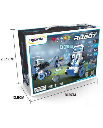 Παιδικό ρομπότ  3 σε 1 Sonne - BoyBot, με προγραμματισμό - 7