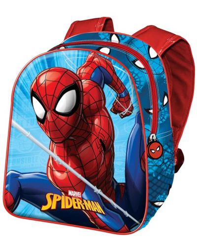Παιδικό σακίδιο πλάτης Karactermania Spider-Man - Climb, 3D - 1