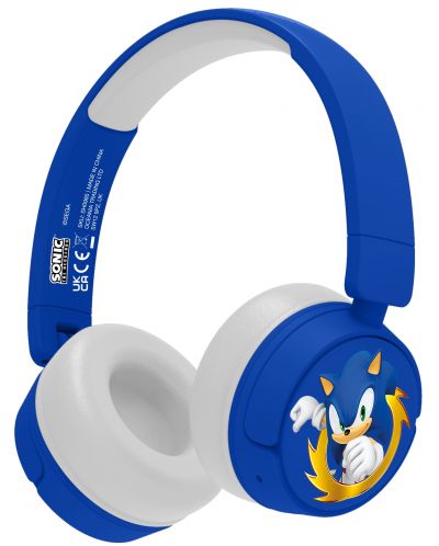 Παιδικά ακουστικά   OTL Technologie -  Sonic The Hedgehog,ασύρματη, μπλε - 1