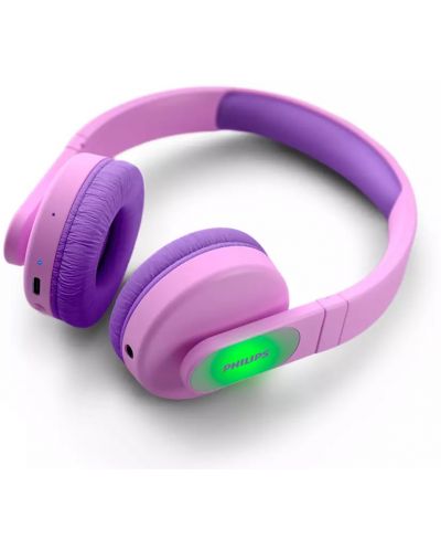 Παιδικά Ασύρματα ακουστικά Philips - TAK4206PK, ροζ - 1