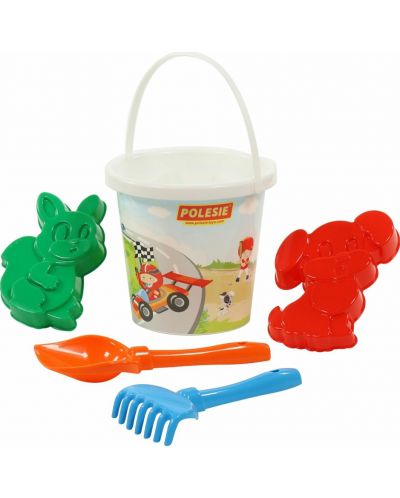 Παιδικό σετ παραλίας Polesie Toys, 5 τεμάχια, ποικιλία - 2