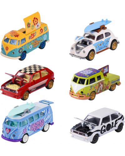 Παιδικά αυτοκινητάκια Majorette VW The Originals - Deluxe Cars, ποικιλία - 1