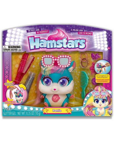 Παιδικό παιχνίδι Hamstars - Χάμστερ για χτενίσματα, Pattie - 1