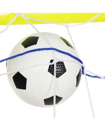 Παιδικό σετ GT - Γκολ ποδοσφαίρου με δίχτυ και μπάλα, πράσινο - 2