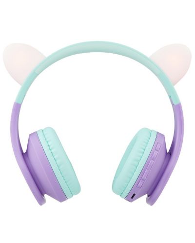 Παιδικά ακουστικά PowerLocus - P1 Ears, ασύρματα, μωβ - 2