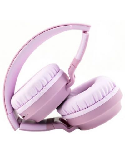 Παιδικά ακουστικά PowerLocus - Buddy, ασύρματα, ροζ - 4