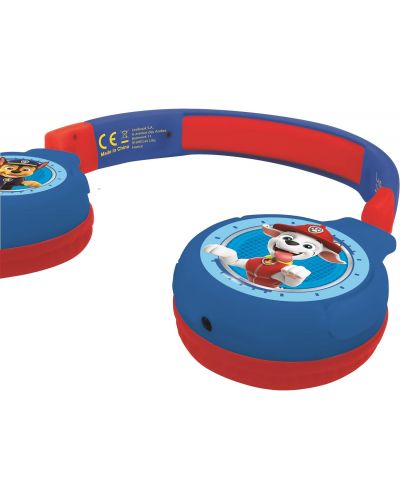 Παιδικά ακουστικά Lexibook - Paw Patrol HPBT010PA, ασύρματα, μπλε - 3