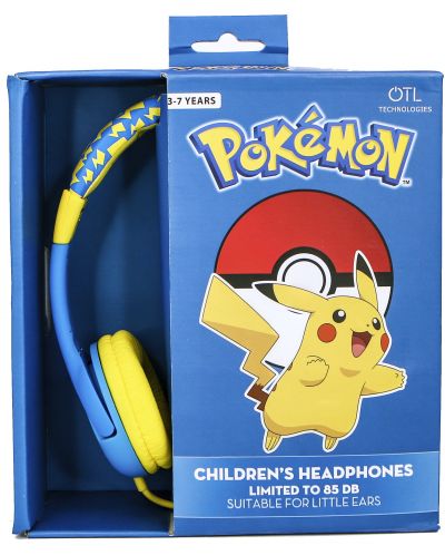 Παιδικά ακουστικά OTL Technologies - Pokemon Pikachu, κίτρινα/μπλε - 5