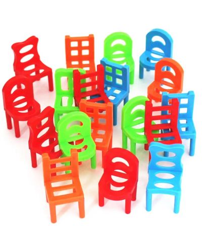 Παιδικό παιχνίδι ισορροπίας Kingso - Πύργος ισορροπίας  καρέκλες  - 3
