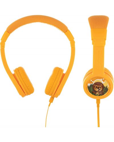 Παιδικά ακουστικά BuddyPhones με μικρόφωνο - Explore, κίτρινα - 4