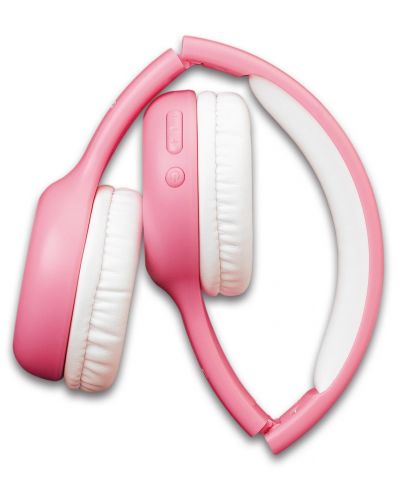 Παιδικά ακουστικά με μικρόφωνο Lenco - HPB-110PK, ασύρματα, ροζ - 6