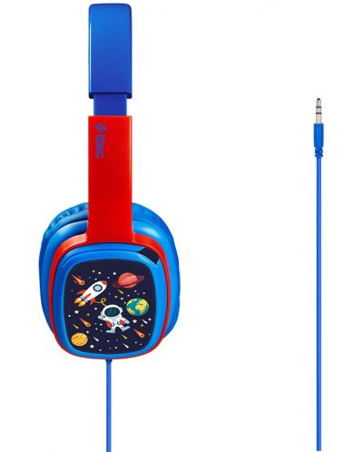 Παιδικά ακουστικά ttec - SoundBuddy, μπλε/κόκκινο - 3